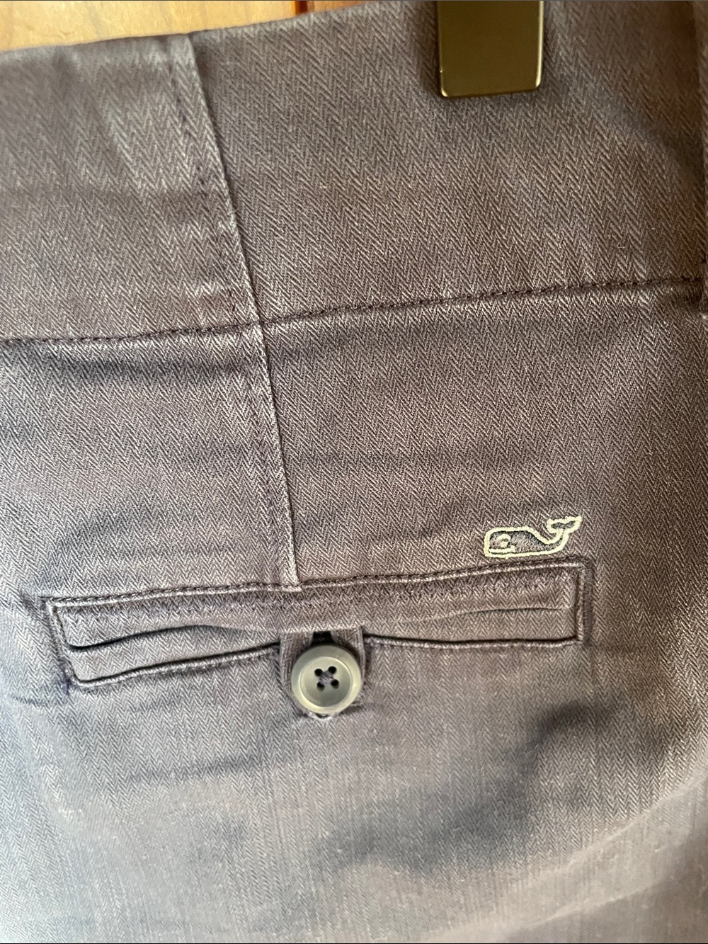 Classic Vinyard Vines Navy Women's Cotton Shorts - Picture 5 of 6
